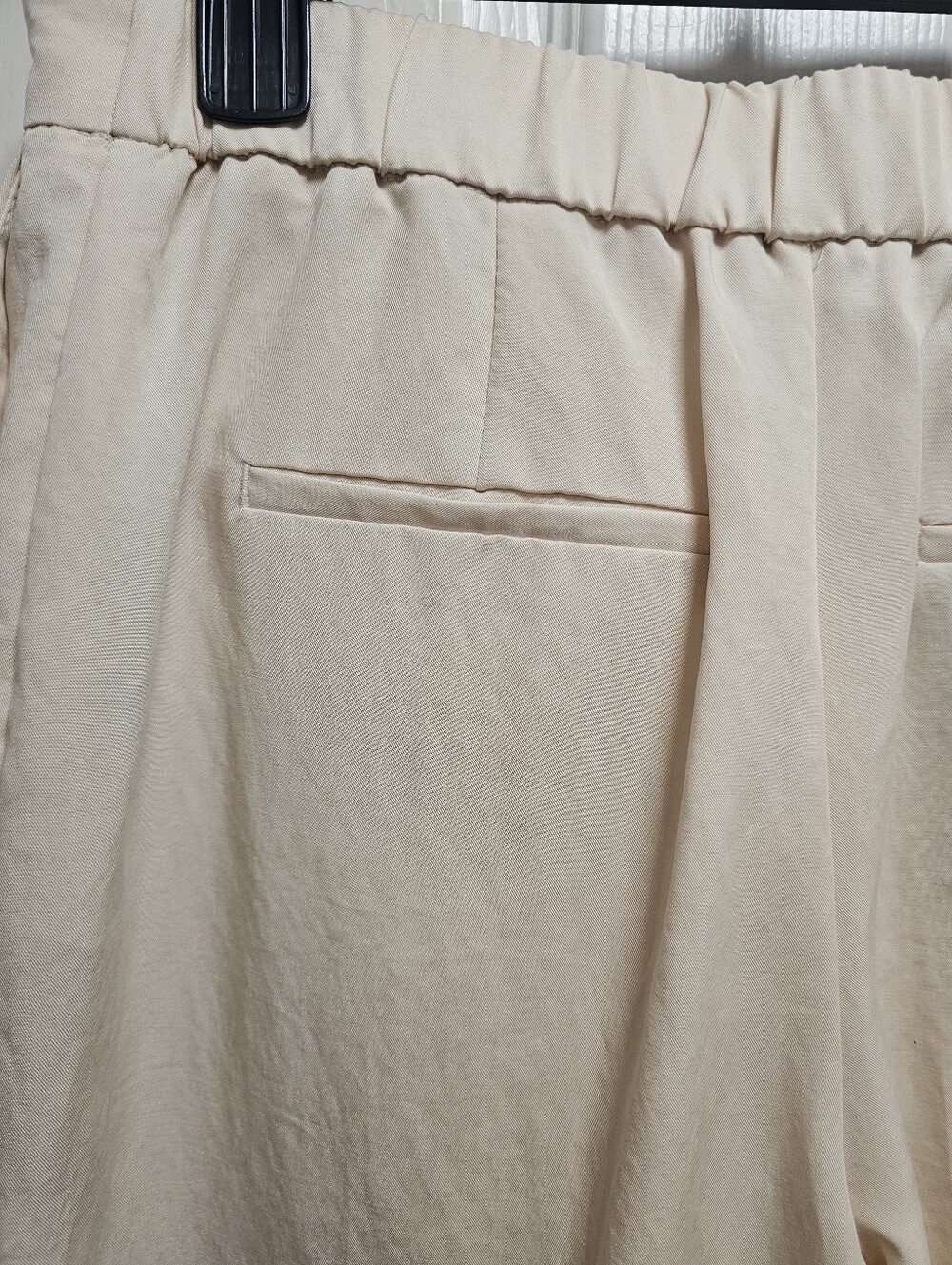 Zara NWT Beige Straight Leg Pants - Size M - Picture 9 of 12